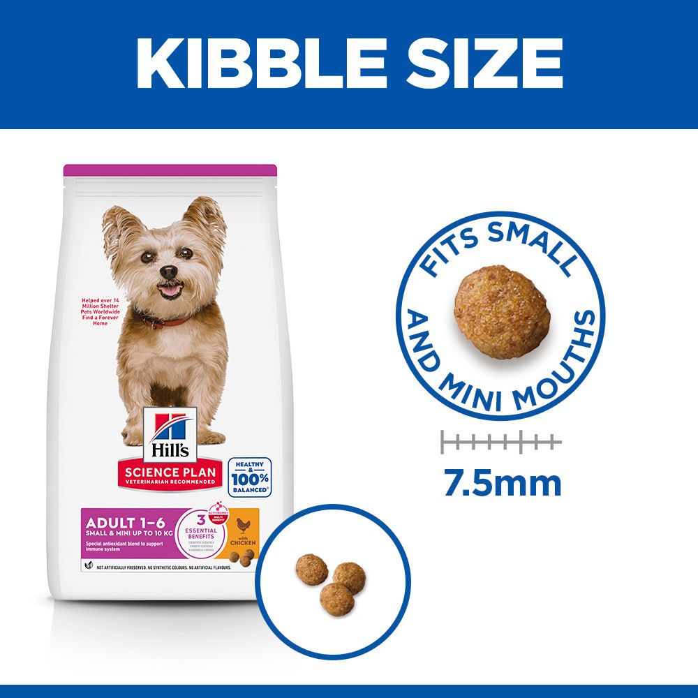 Hill's Science Plan Adult Small & Mini Breed Dry Dog Food with Chicken