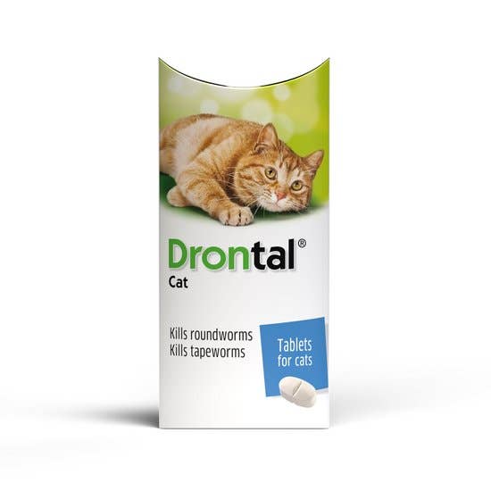 Drontal Wormer Tablets for Small and Medium Cats (2 to 4kg)