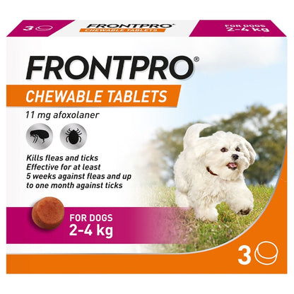 FRONTPRO® Chewable Tablets Flea and Tick Treatment for Dogs