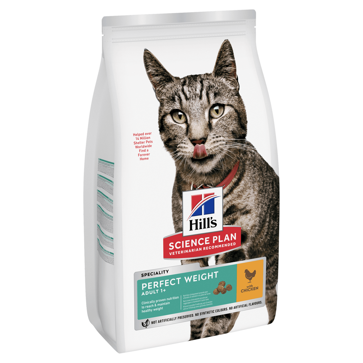 Hill's Science Plan Perfect Weight Adult 1+ Dry Cat Food - Chicken