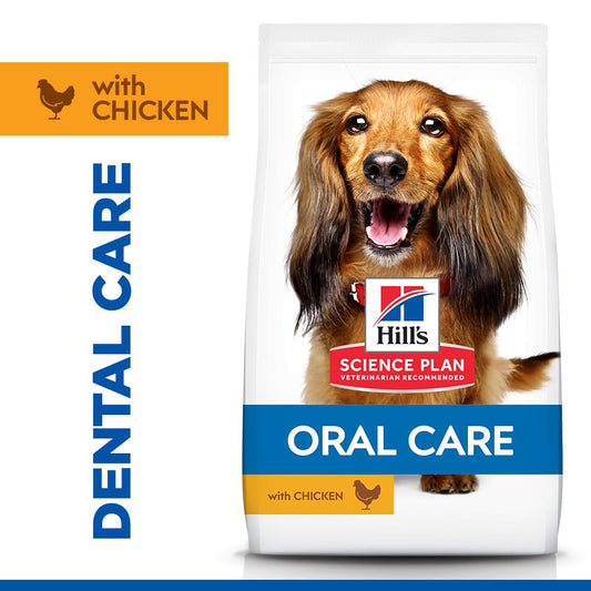 Hill's Science Plan Adult Oral Care Medium Dry Dog Food - Chicken