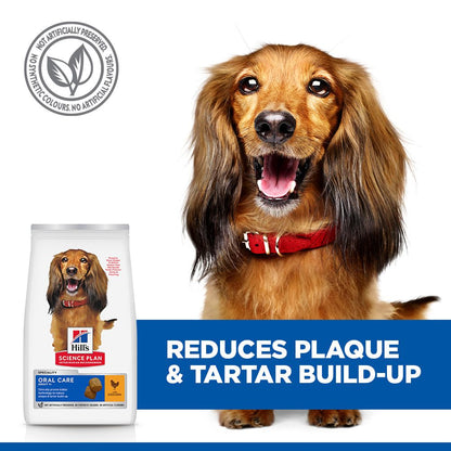Hill's Science Plan Adult Oral Care Medium Dry Dog Food - Chicken
