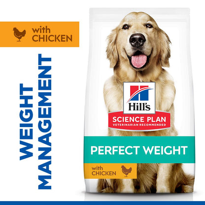 Hill's Science Plan Perfect Weight Large Adult 1+ Dry Dog Food - Chicken