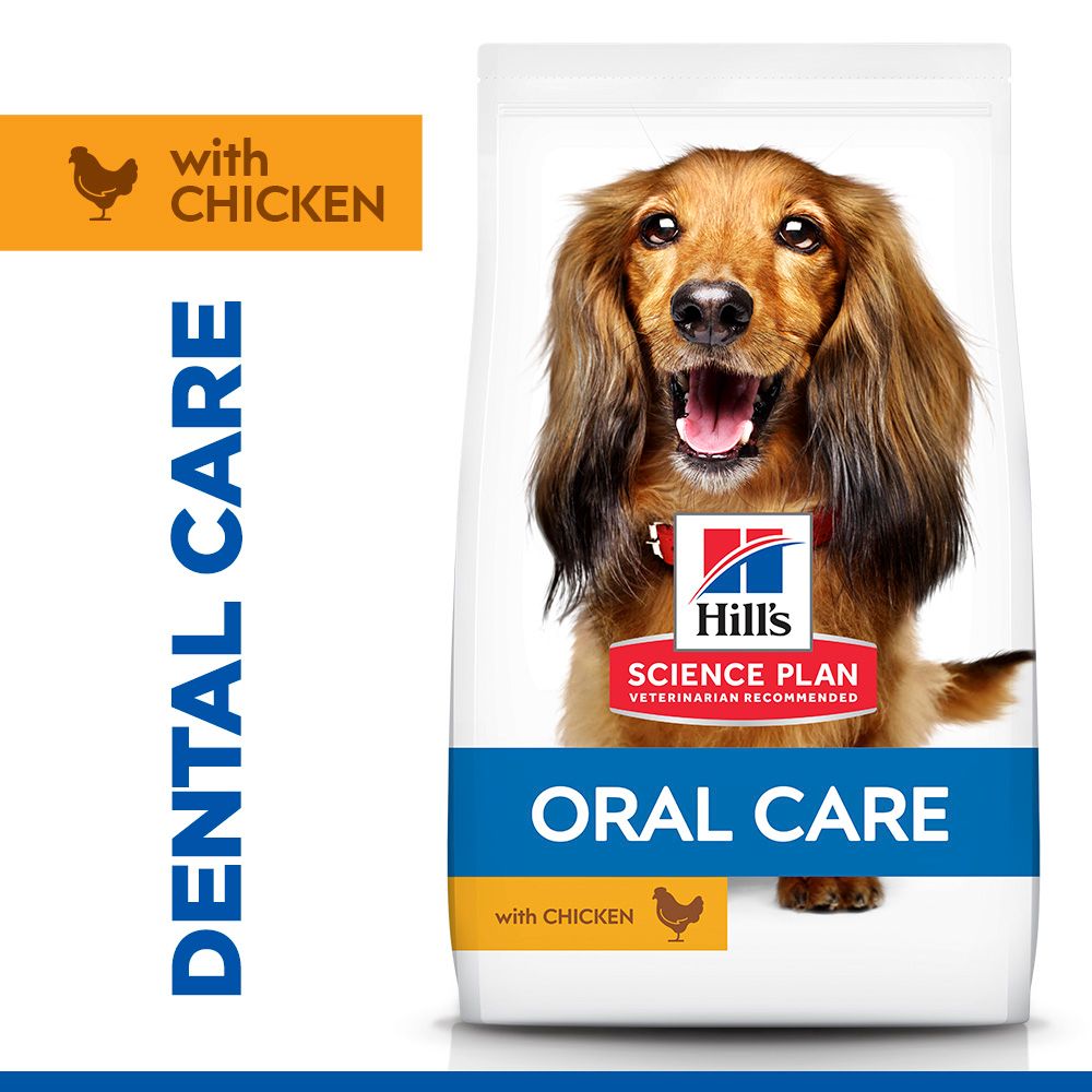 Hill's Science Plan Adult Oral Care Chicken Dry Dog Food