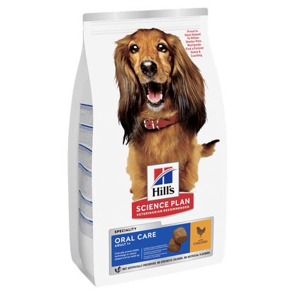 Hill's Science Plan Adult Oral Care Chicken Dry Dog Food