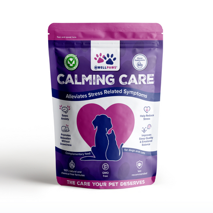 WellPaws Calming Care Chewable Supplement for Dogs & Cats