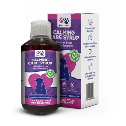 WellPaws Calming Care Syrup Supplement for Dogs & Cats