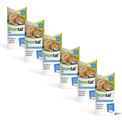 Drontal Wormer Tablets for Small & Medium Cats