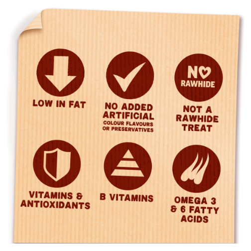 Bakers Rewards Mixed Variety Dog Treats with Beef, Chicken & Lamb - 100g