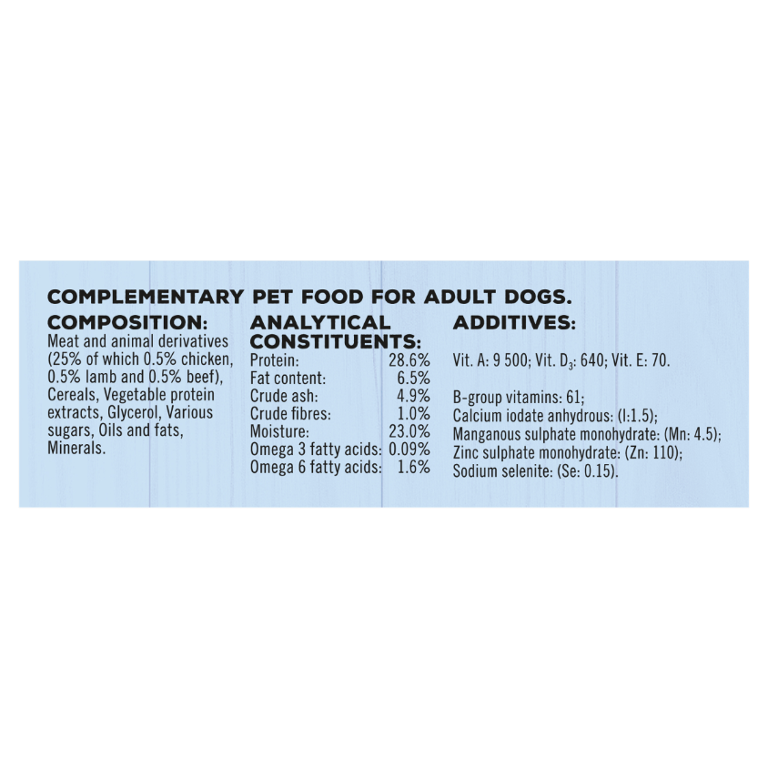 Bakers Allsorts Dog Treats with Chicken, Beef & Lamb - 98g