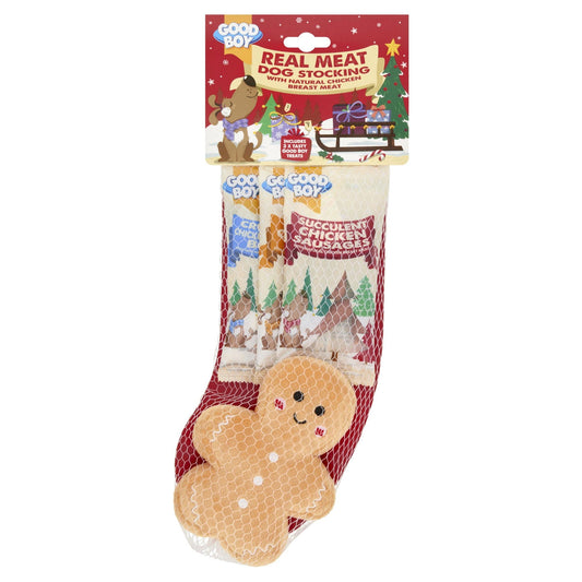 Good Boy Christmas Real Meat Dog Stocking