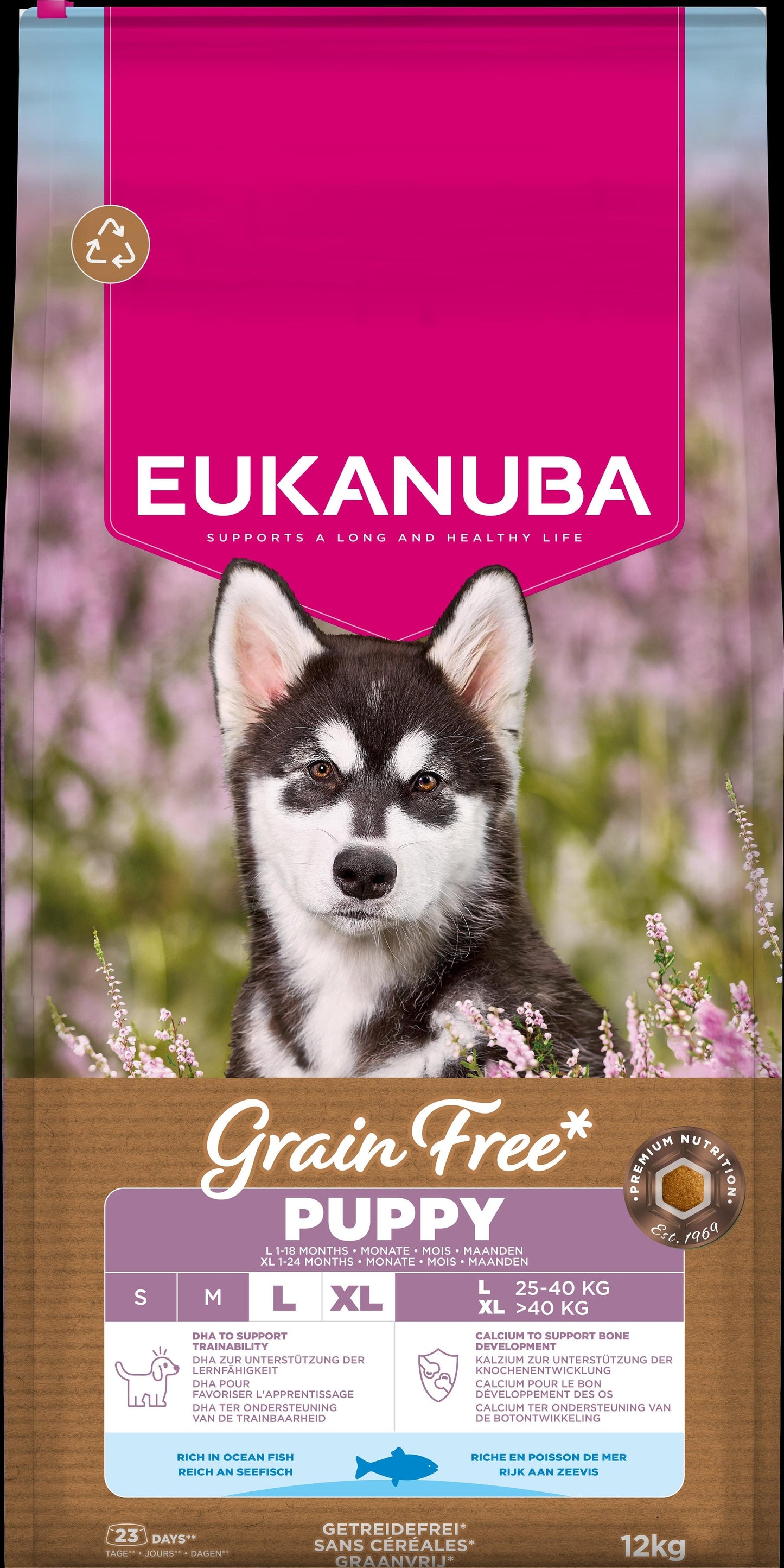 Eukanuba Puppy and Junior Large Grain Free Ocean Fish