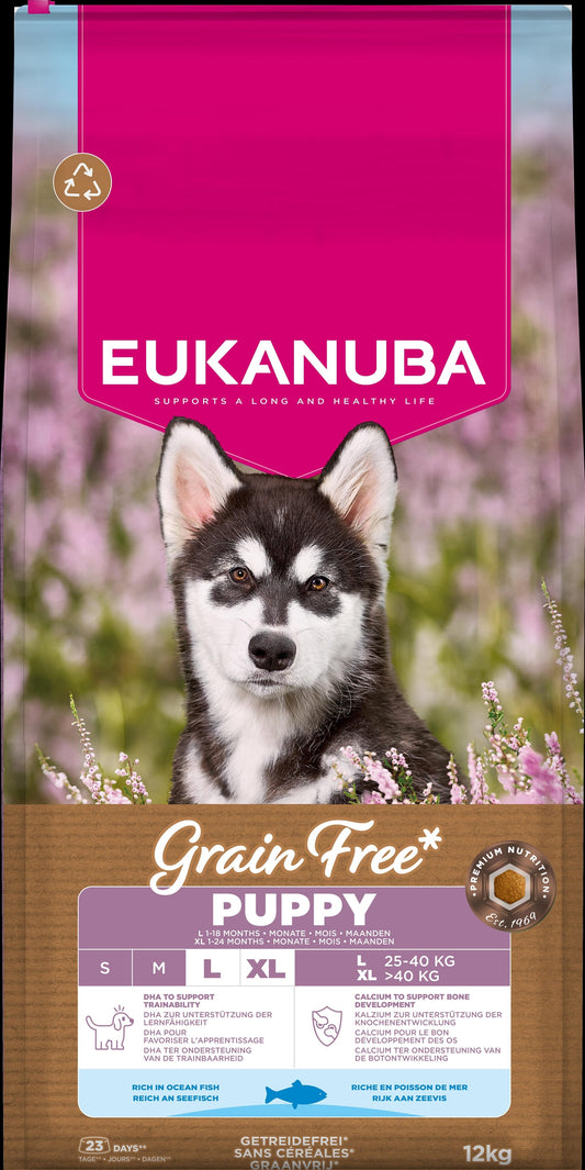 Eukanuba Puppy and Junior Large Grain Free Ocean Fish