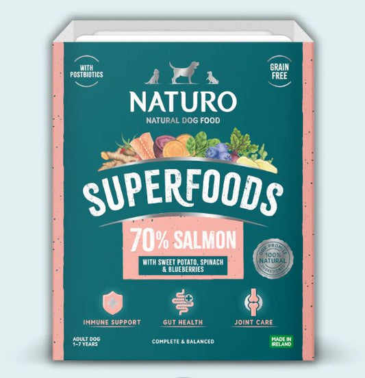 Naturo Grain Free Dog Food  Salmon Superfood