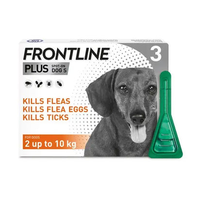 FRONTLINE PLUS® Spot-On Flea and Tick Treatment for Small Dogs (2kg-10kg)