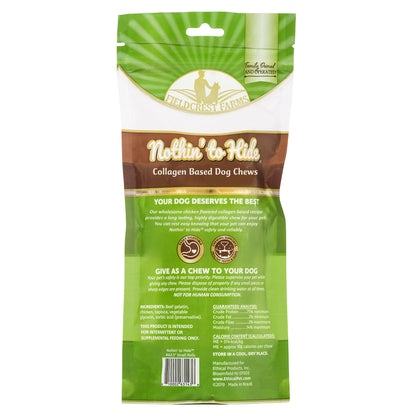 Nothin' to Hide 5" Small Chicken Rolls Dog Chews - 2 Pack
