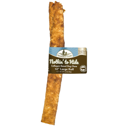 Nothin' to Hide 10" Large Beef Rolls Dog Chews - 2 Pack