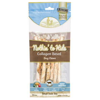 Nothin' to Hide Beef Twist Stix Dog Chews - 10 Pack