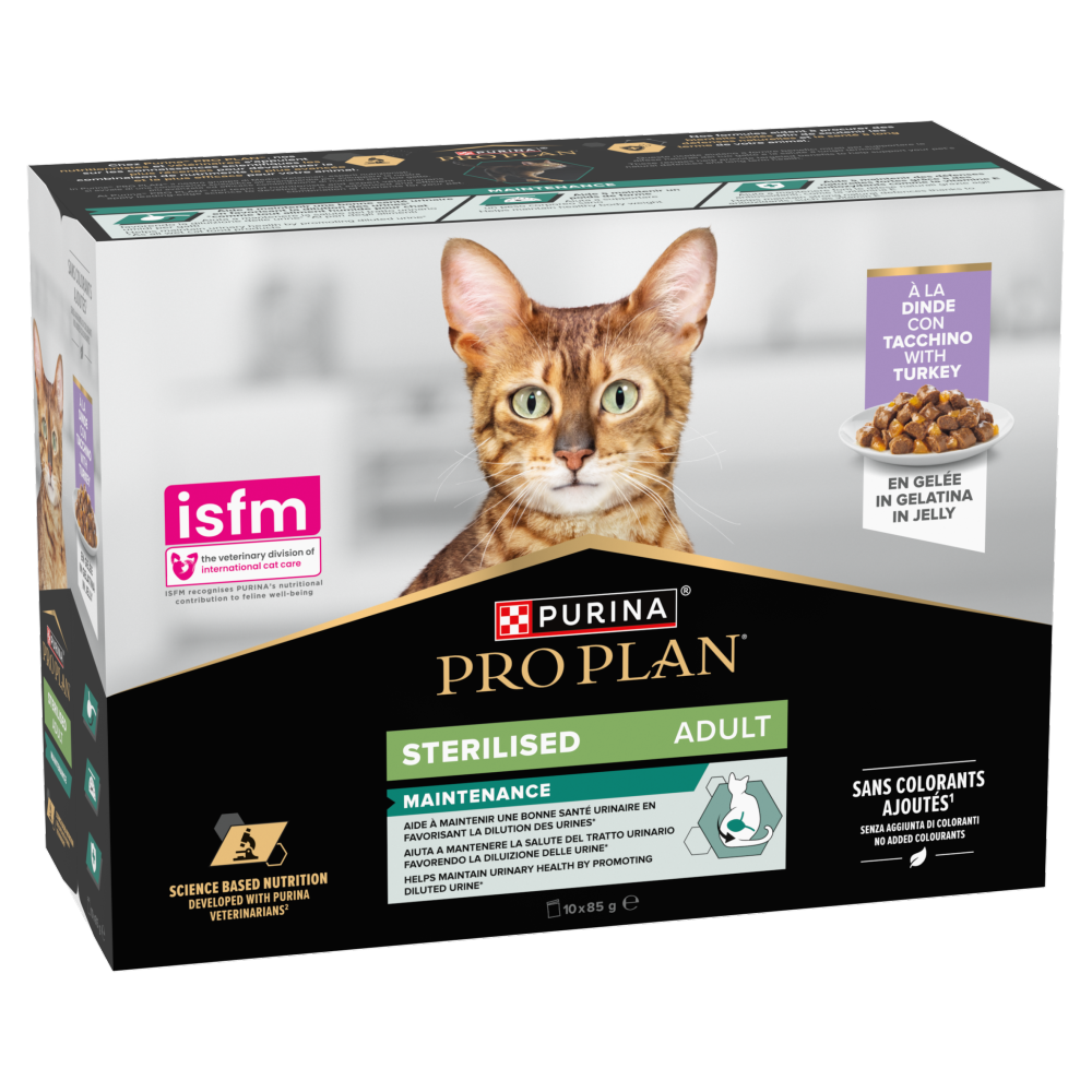 Pro Plan Sterilised Turkey in Jelly Adult Wet Cat Food