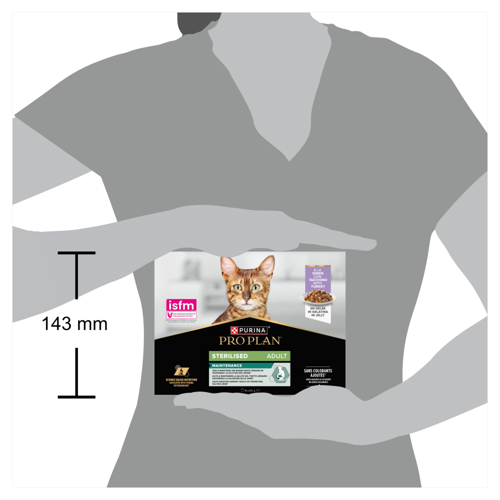 Pro Plan Sterilised Turkey in Jelly Adult Wet Cat Food