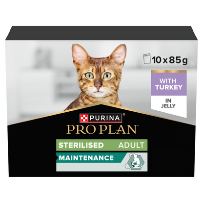 Pro Plan Sterilised Turkey in Jelly Adult Wet Cat Food