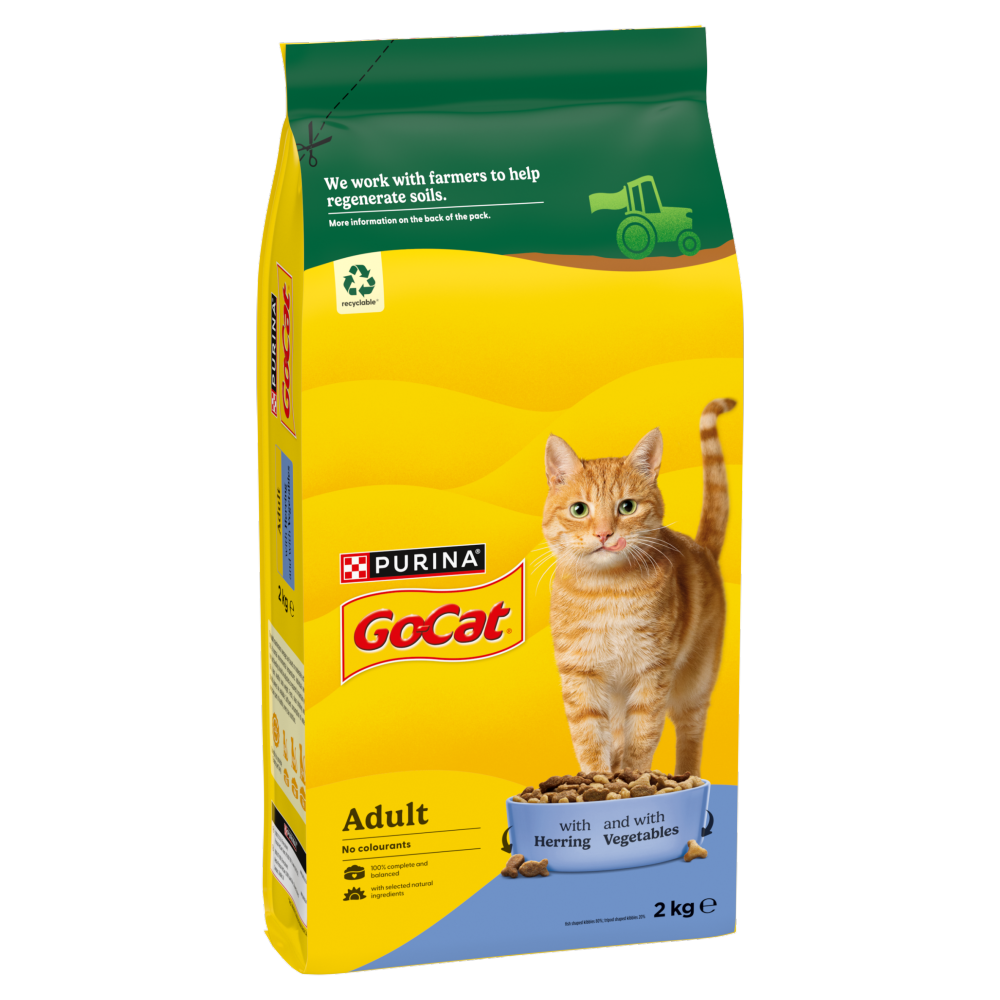 Go-Cat Adult Dry Cat Food - Herring & Vegetable