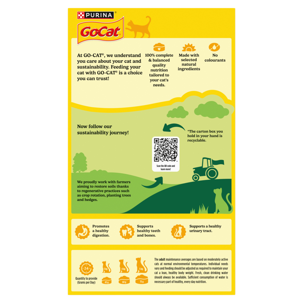 Go-Cat Adult Dry Cat Food - Herring & Vegetable