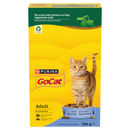 Go-Cat Adult Dry Cat Food - Herring & Vegetable