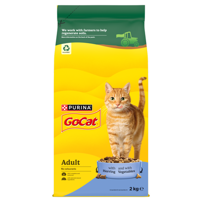 Go-Cat Adult Dry Cat Food - Herring & Vegetable