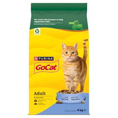 Go-Cat Adult Dry Cat Food - Herring & Vegetable