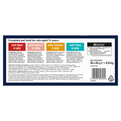 Felix As Good As it Looks Senior 7+ Meat Selection in Jelly Wet Cat Food