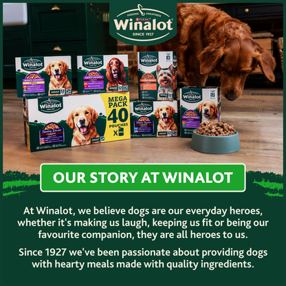 Winalot Meaty Chunks Small Dog Mixed in Jelly with Chicken, Lamb & Beef Wet Dog Food