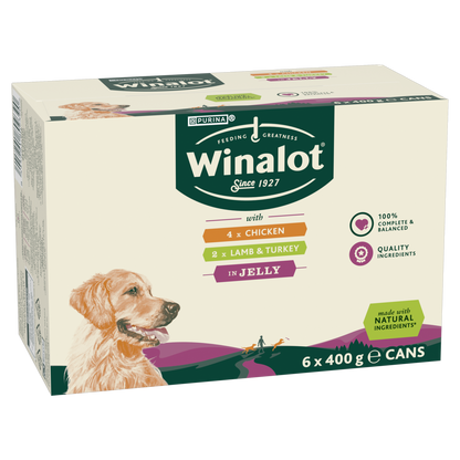 Winalot Classics Mixed Meat in Jelly Can Adult Wet Dog Food
