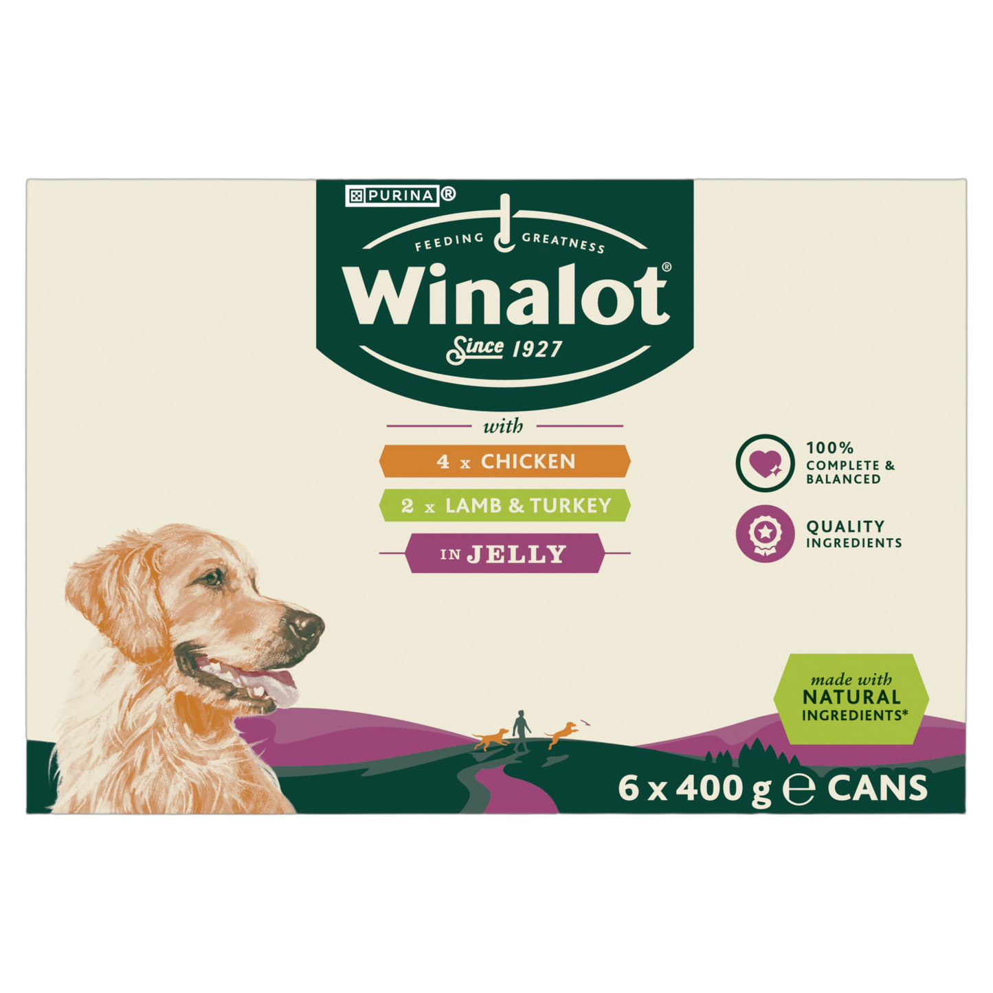 Winalot Classics Mixed Meat in Jelly Can Adult Wet Dog Food