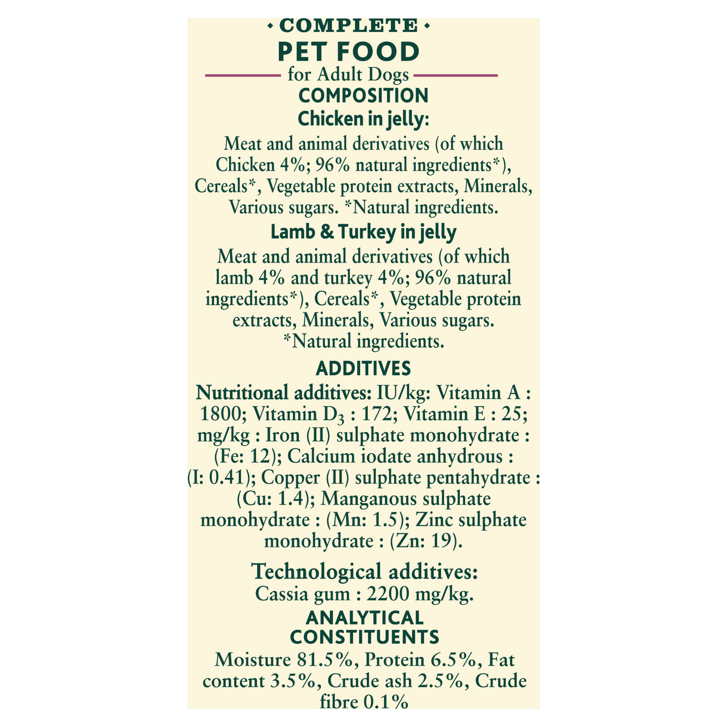 Winalot Classics Mixed Meat in Jelly Can Adult Wet Dog Food