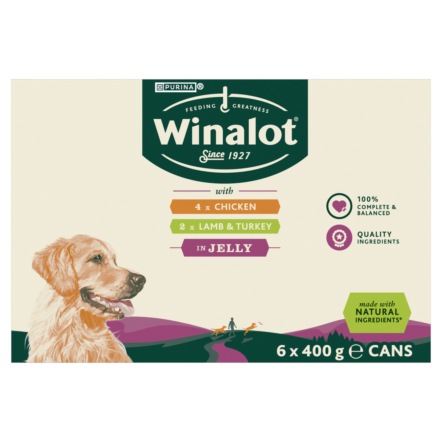 Winalot Classics Mixed Meat in Jelly Can Adult Wet Dog Food