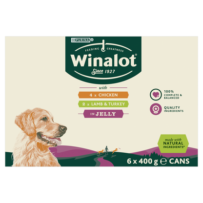 Winalot Classics Mixed Meat in Jelly Can Adult Wet Dog Food