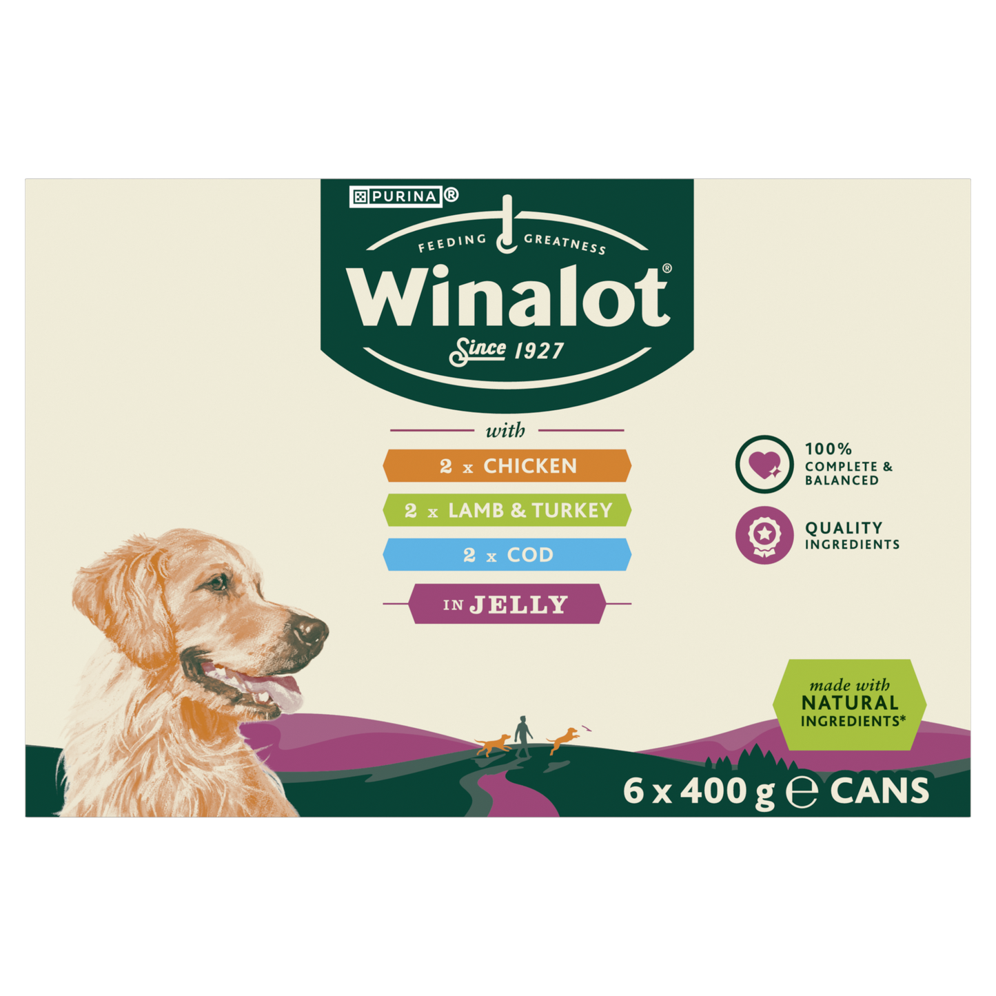Winalot Classics Mixed in Jelly Can Adult Wet Dog Food
