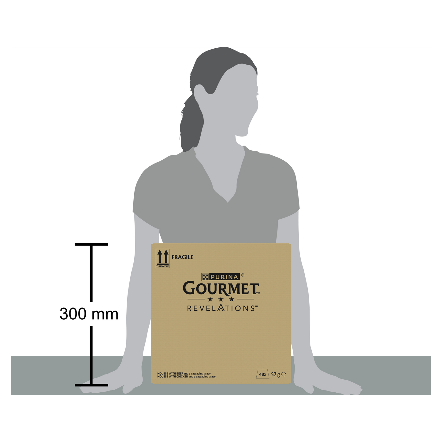 Purina Gourmet Revelations Mousse with Chicken and with Beef with Cascading Gravy Adult Wet Cat Food