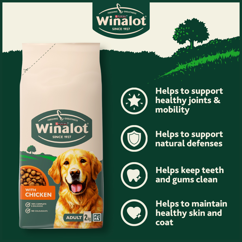 Winalot Adult Dry Dog Food with Chicken