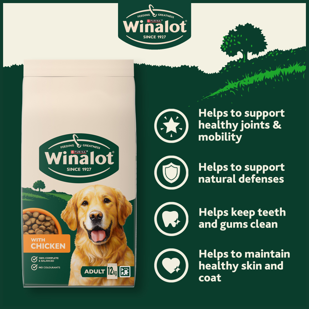 Winalot Adult Dry Dog Food with Chicken