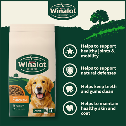 Winalot Adult Dry Dog Food with Chicken
