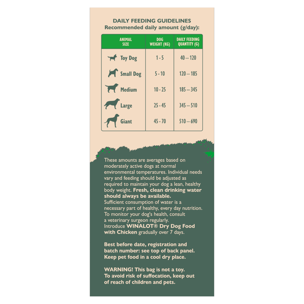 Winalot Adult Dry Dog Food with Chicken