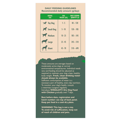 Winalot Adult Dry Dog Food with Chicken