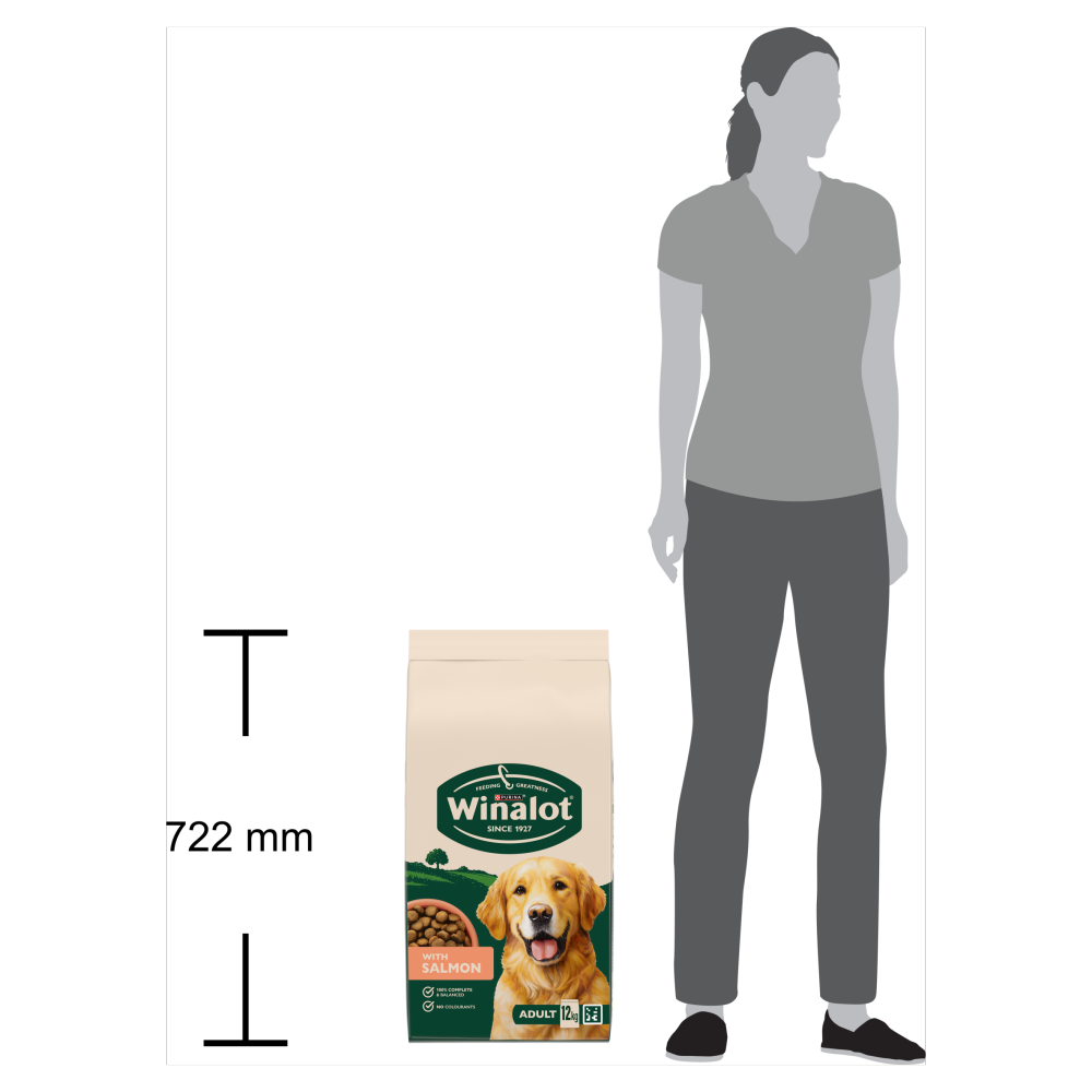 Winalot Adult Dry Dog Food with Salmon