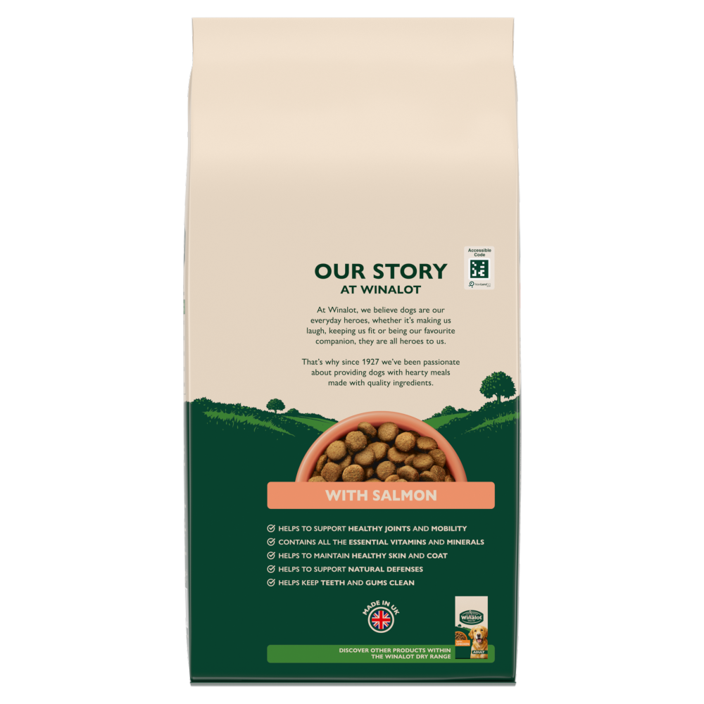 Winalot Adult Dry Dog Food with Salmon