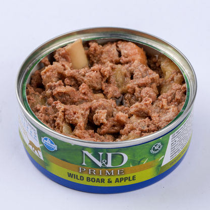 N&D Prime Adult Wet Cat Food - Wild Boar & Apple