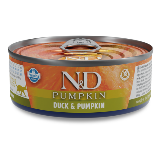 N&D Pumpkin Adult Wet Cat Food - Duck & Pumpkin