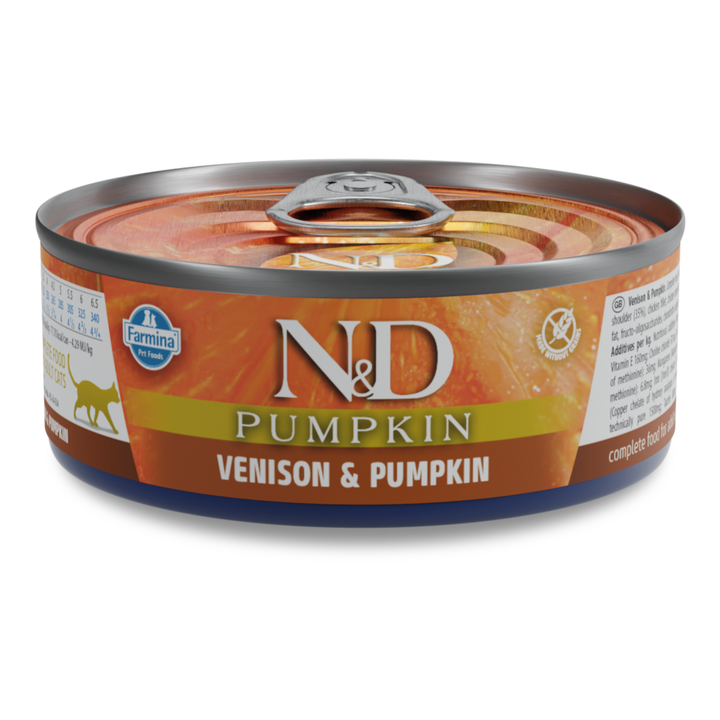 N&D Pumpkin Adult Wet Cat Food - Venison & Pumpkin