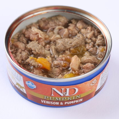 N&D Pumpkin Adult Wet Cat Food - Venison & Pumpkin